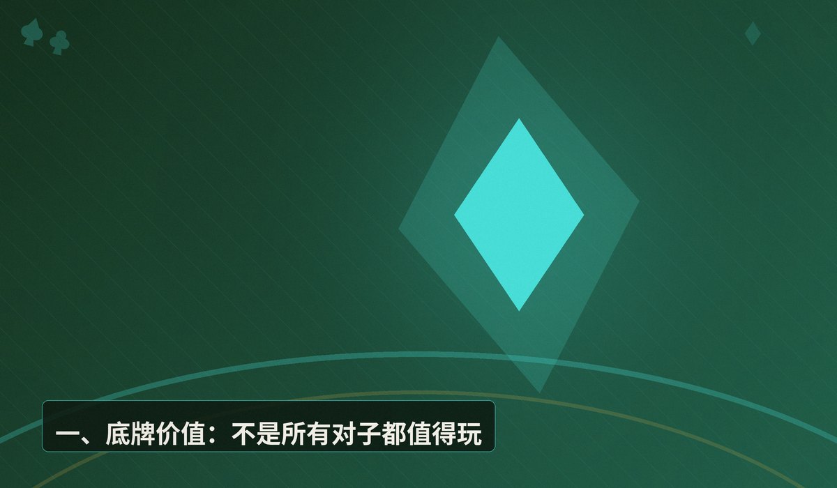 新手必懂的五个基本概念 - 新手必懂的五个基本概念:德州扑克入门核心知识全解析