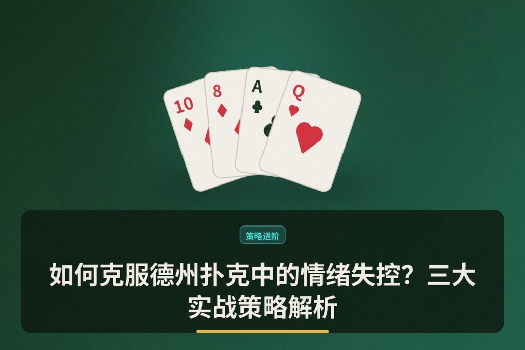 如何克服德州扑克中的情绪失控 - 如何克服德州扑克中的情绪失控?三大实战策略解析