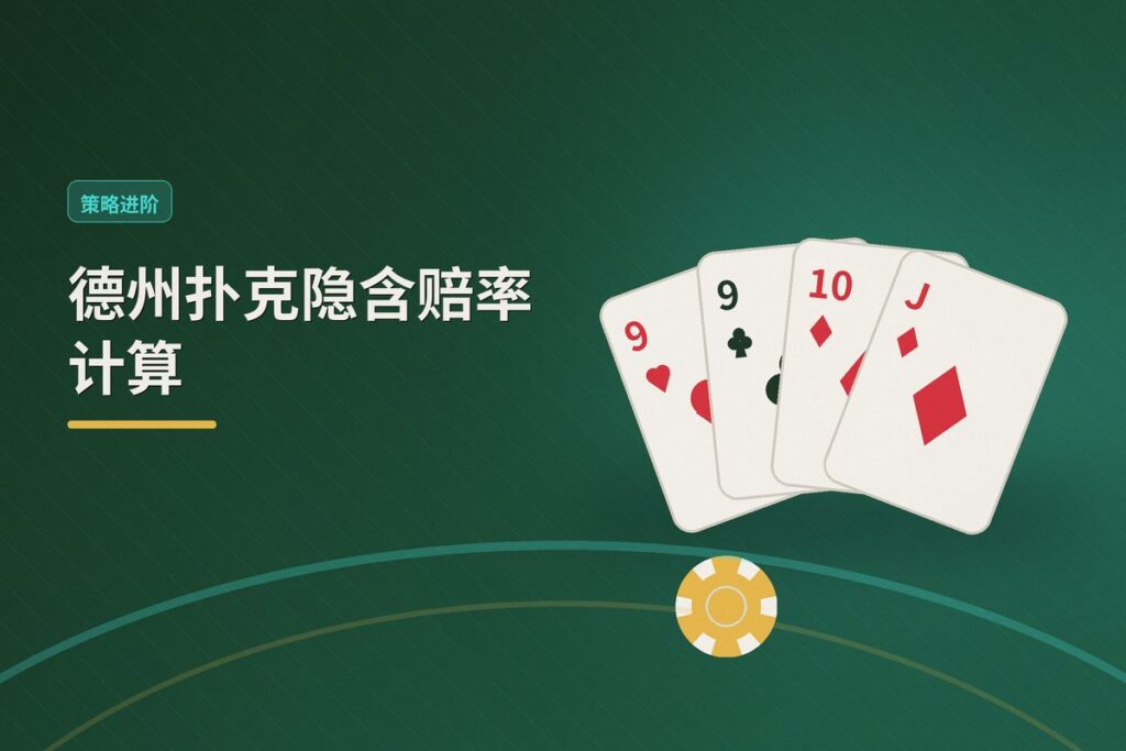 德州扑克隐含赔率计算 - 德州扑克隐含赔率计算:从底池赔率到深筹策略的进阶指南