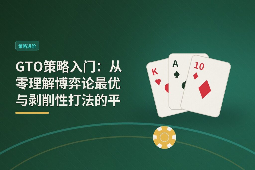 GTO策略入门 - GTO策略入门:从零理解博弈论最优与剥削性打法的平衡