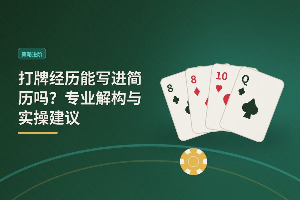 https://www.reddit.com/r/poker/comments/1uimdev/poker_on_resume/ - 【德扑与职场】打牌经历能写进简历吗？专业解构与实操建议